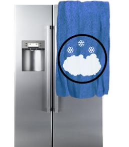 Намерзает снег, лед на стенке – холодильник Electrolux